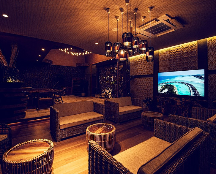 大型テレビも完備