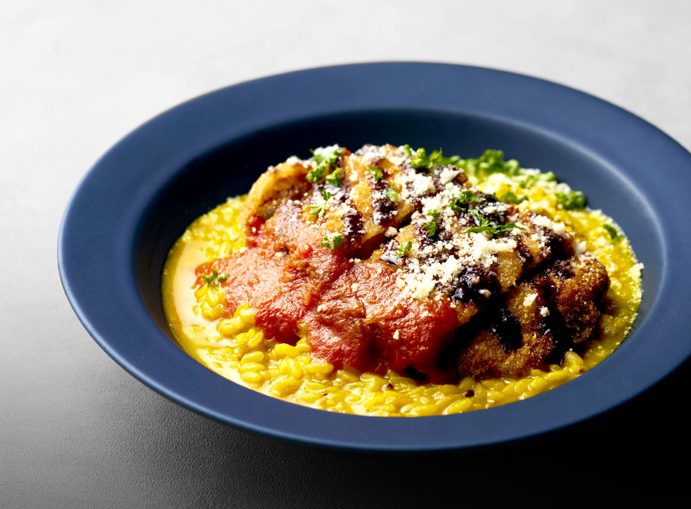 釜揚げしらすときのこ、からすみのペペロンチーノ