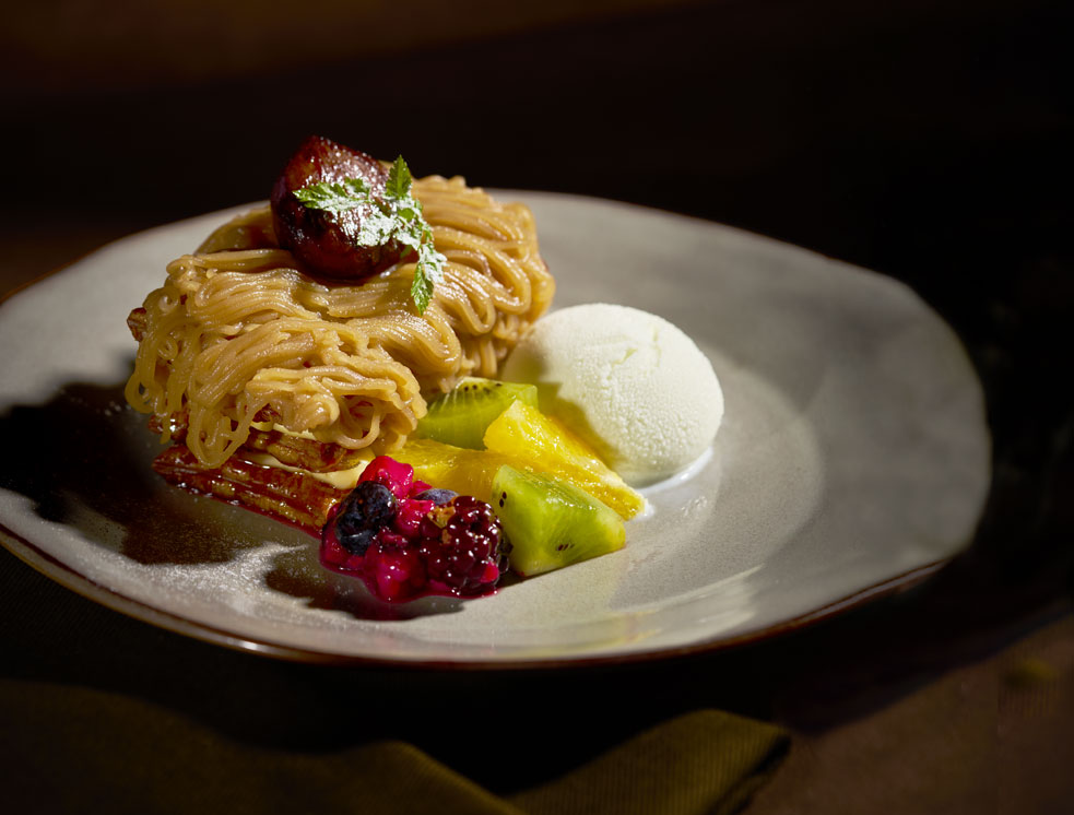 苺のミルフィーユパイ