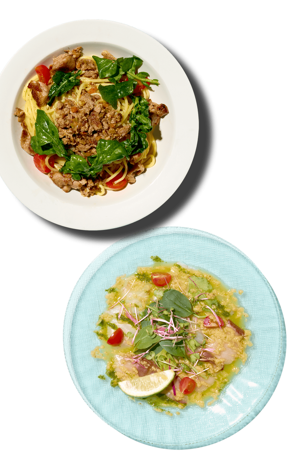 夏のおすすめピッツァ＆カルパッチョ