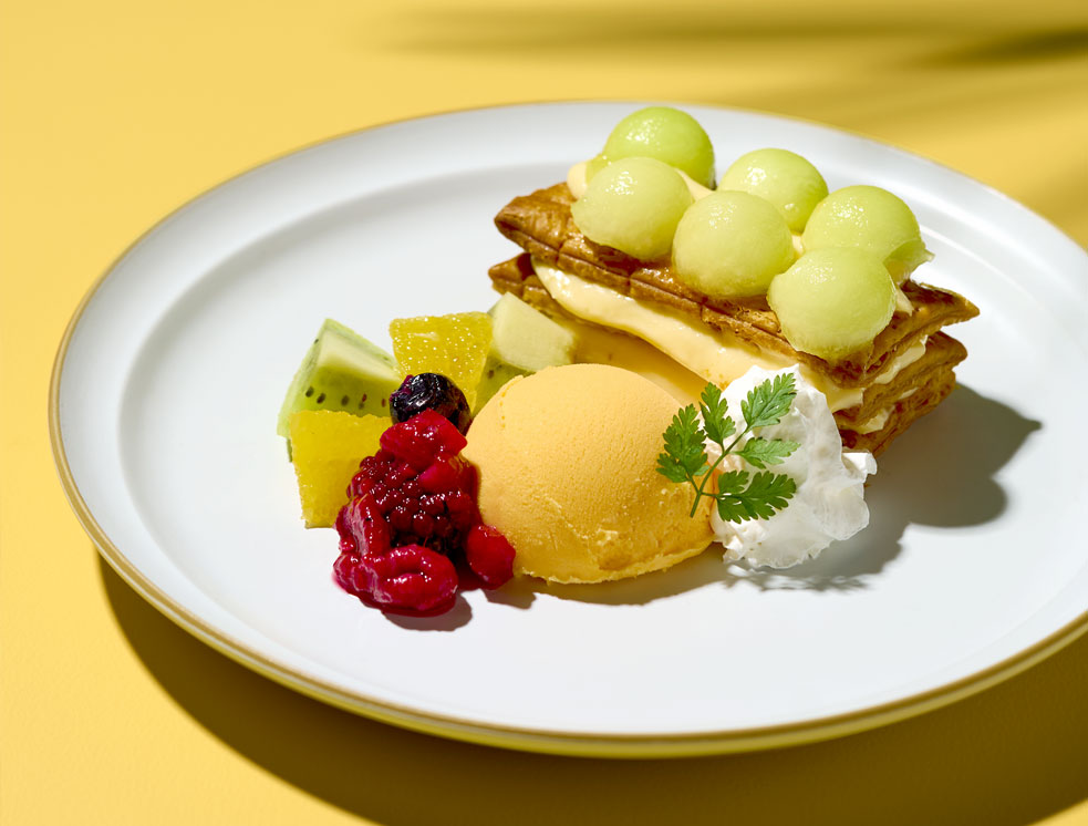 苺のミルフィーユパイ